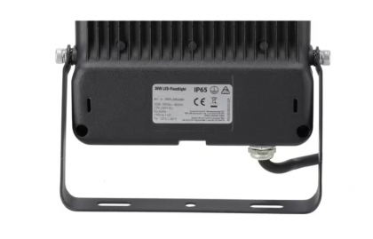 KRFL30830BK LED Floodlight, 30W, 3000K