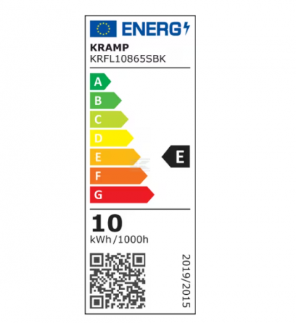 KRFL10865SBK LED Floodlight, 10W, 6500K Sensor