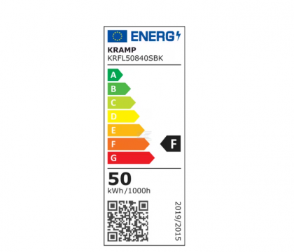 KRFL50840SBK LED Floodlight, 50W, 4000K Sensor