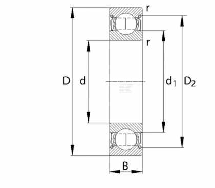 6300 2RS Rulment 10x35x11mm gopart